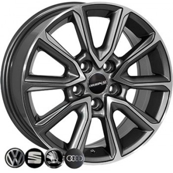 Zorat Wheels BK5344 6.5x16 5x112 ET40 DIA57.1 GP