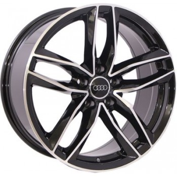 Zorat Wheels BK690 7.5x17 5x112 ET38 DIA66.6 Black